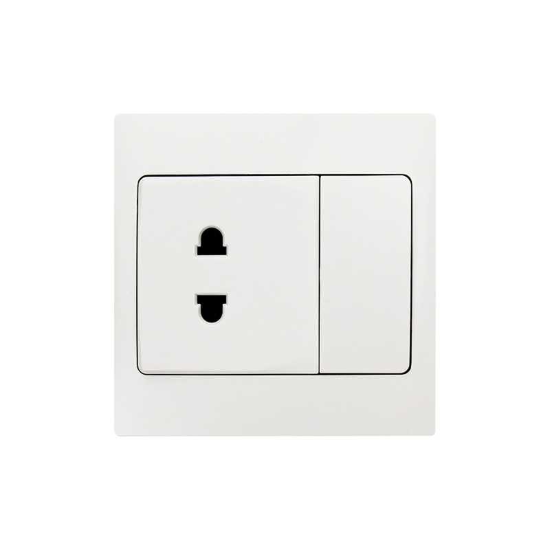 16A 1 Gang Socket مع مفتاح 10A HK6116SW-UN